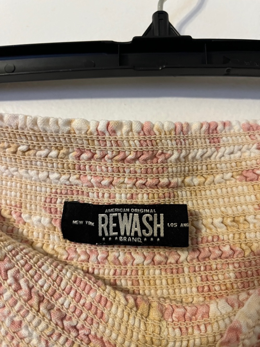 Rewash Pink and Cream Floral Maxi Wide Leg Pant - Picture 2 of 3